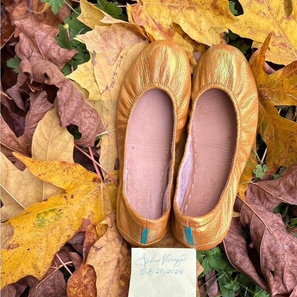 Tieks Sz 8 Golden Mustard yellow - Picture 3 of 8